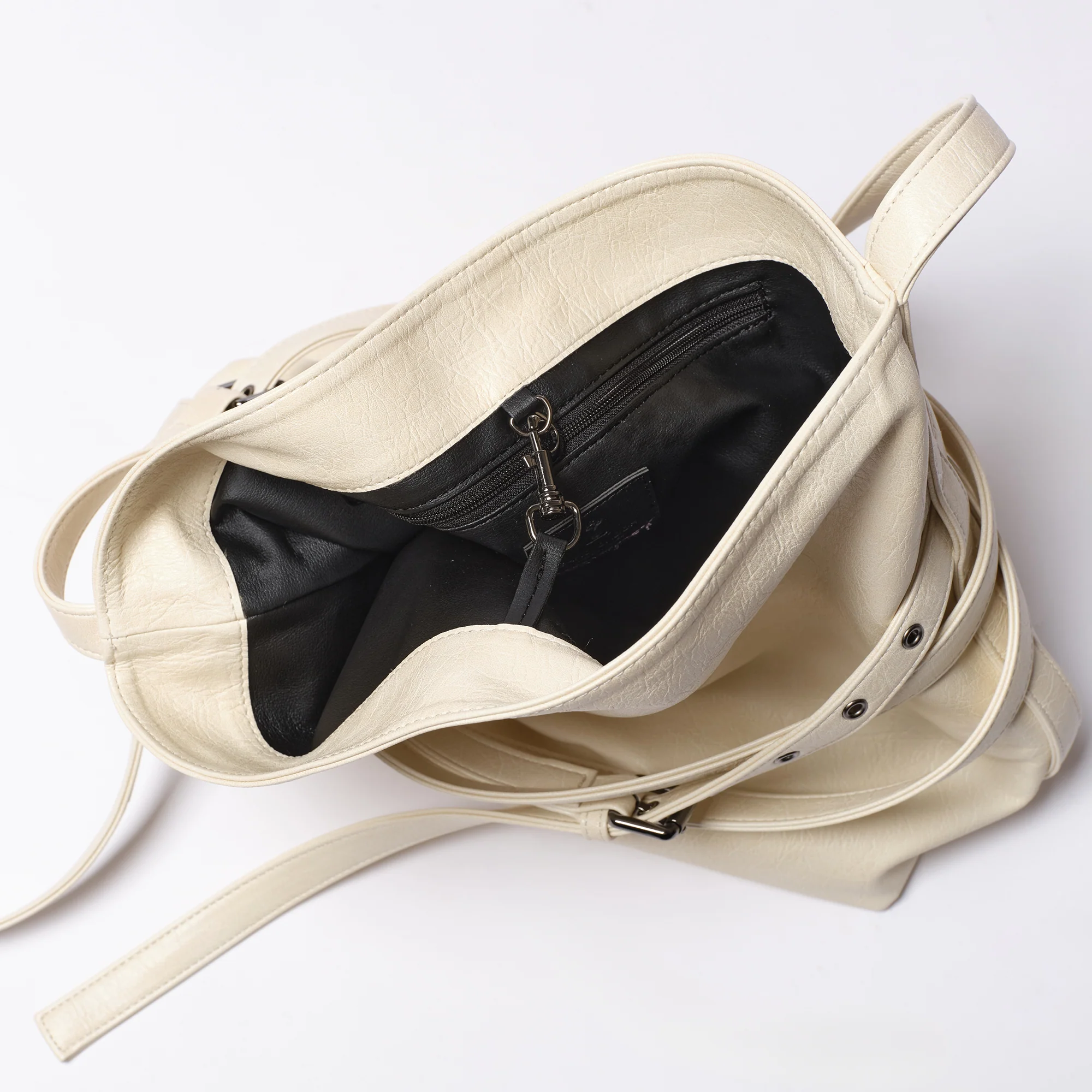 belt bucket bag M savage cream - Image 5