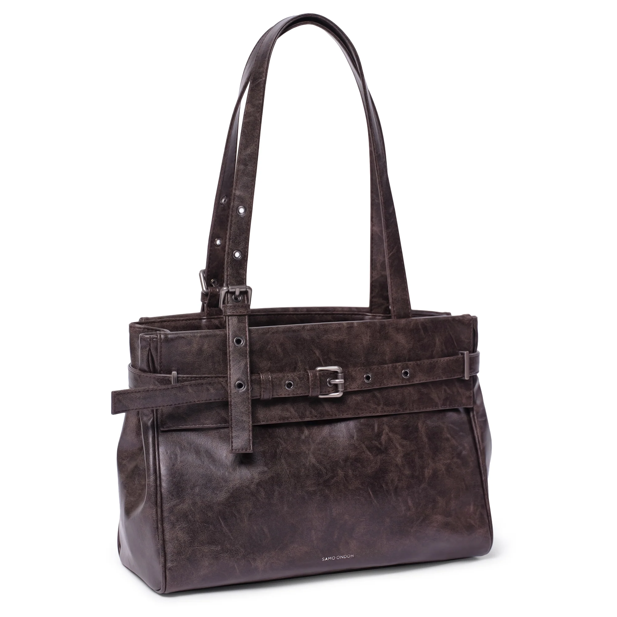 belt flap bag M baked moca - Image 4