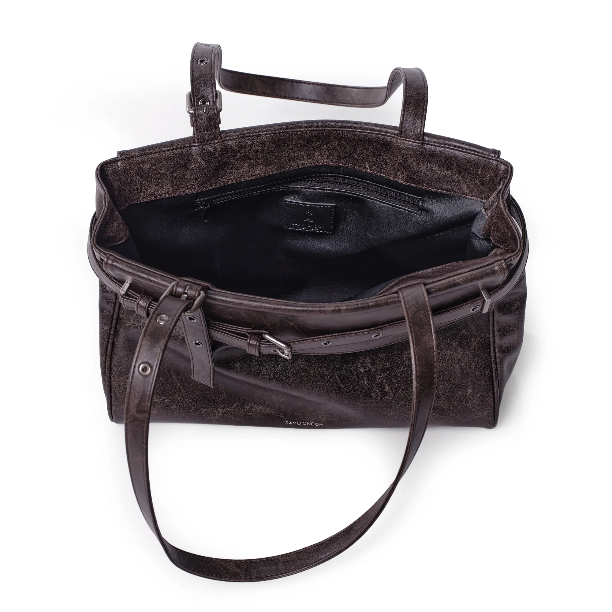 belt flap bag M baked moca - Image 6