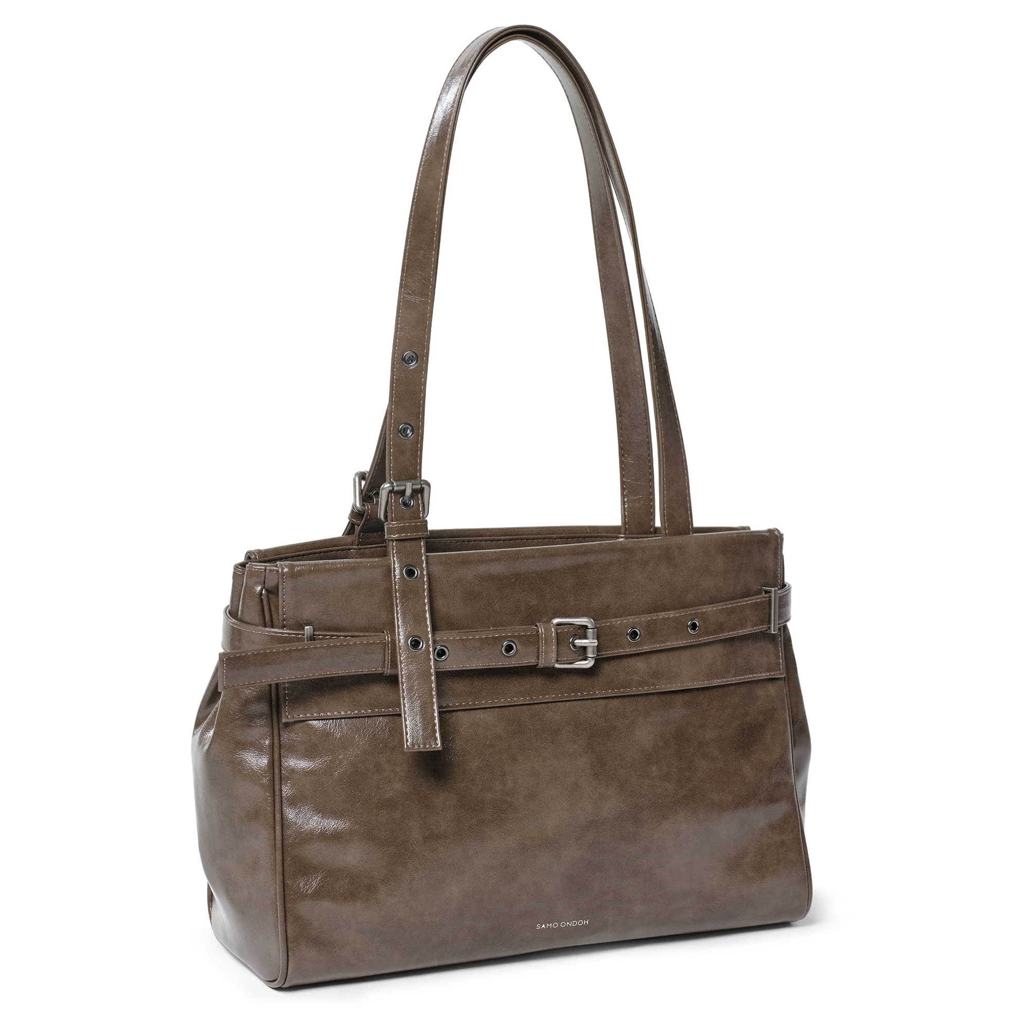 belt flap bag M vampire coffeemilk - Image 3