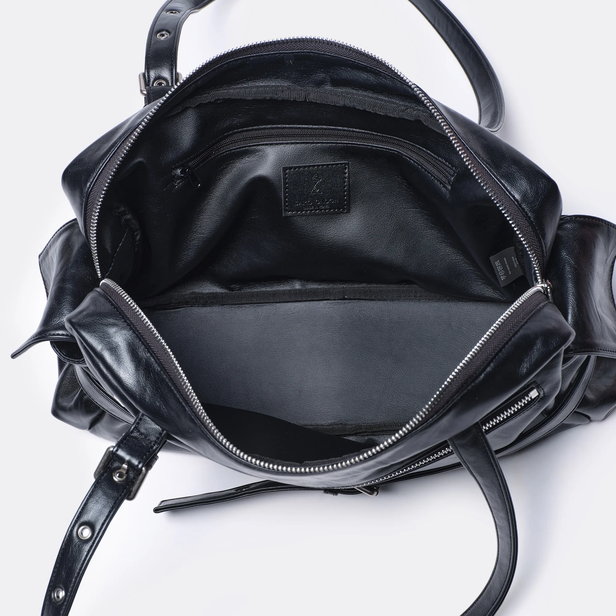 belt utility bag L baked black - Image 4
