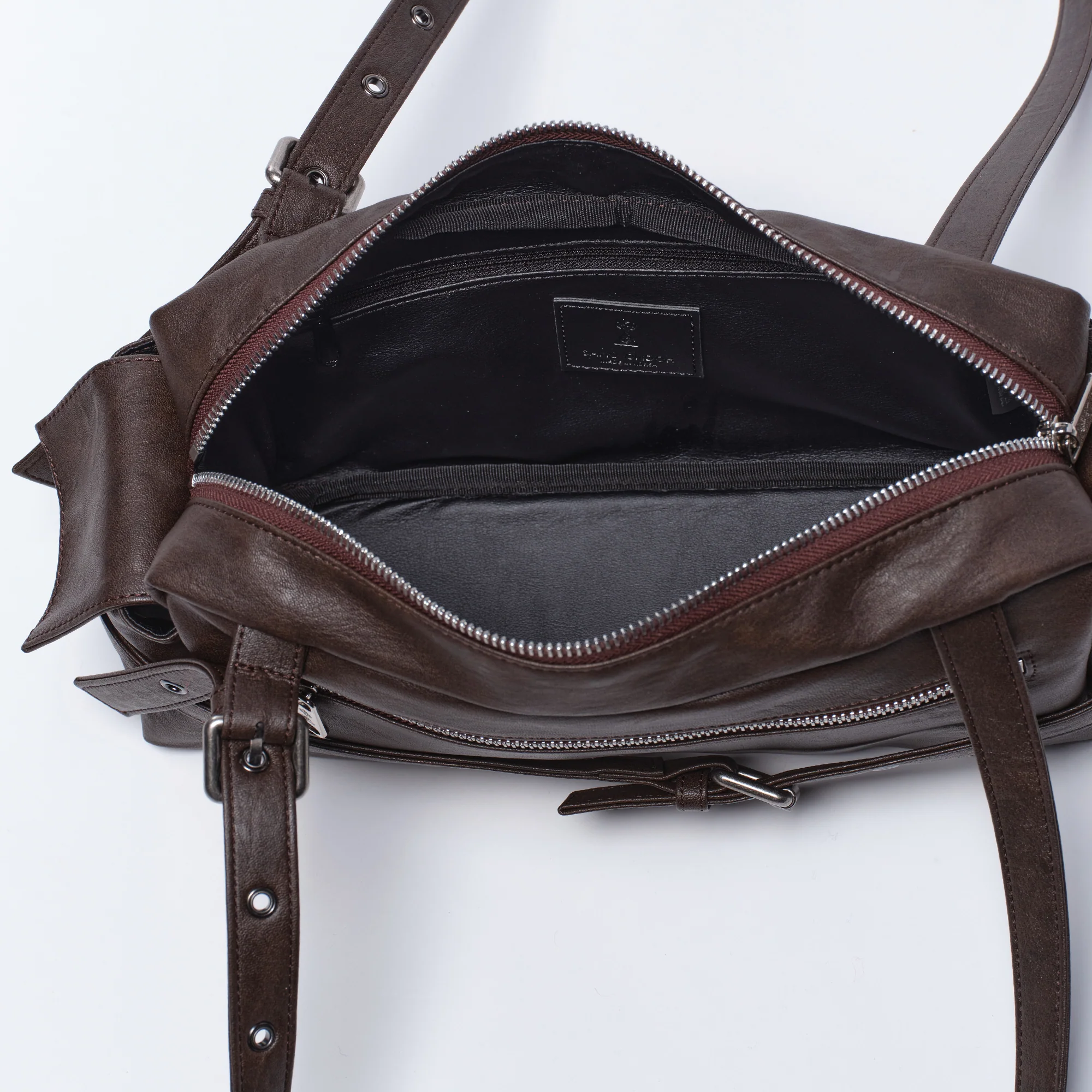 belt utility bag M brushed chocolate - Image 5
