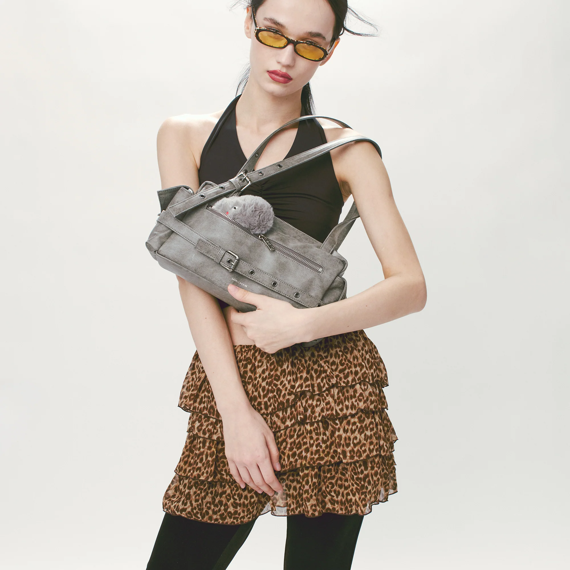 belt utility bag M brushed gray - Image 7