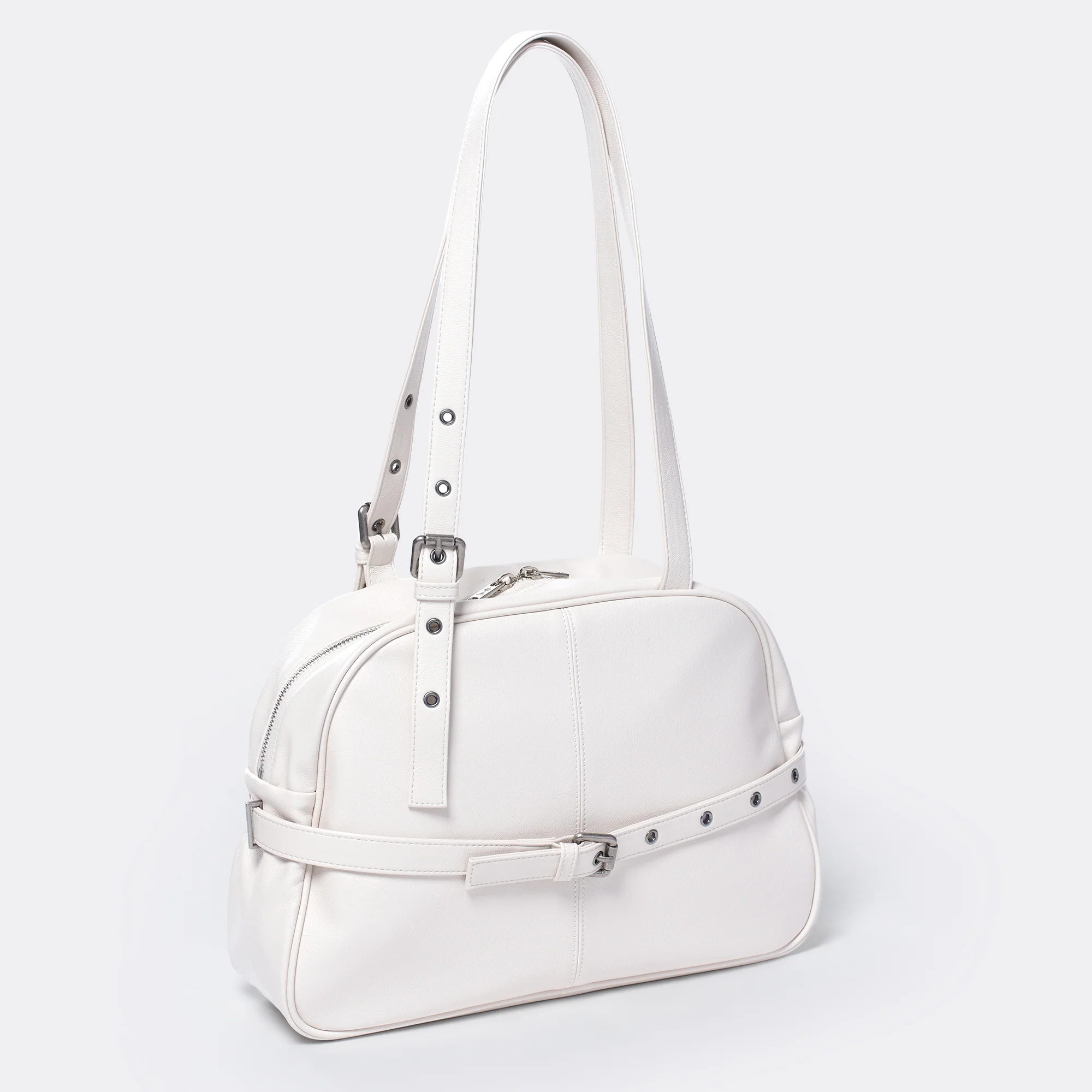 dome belt bag M goat cream - Image 3