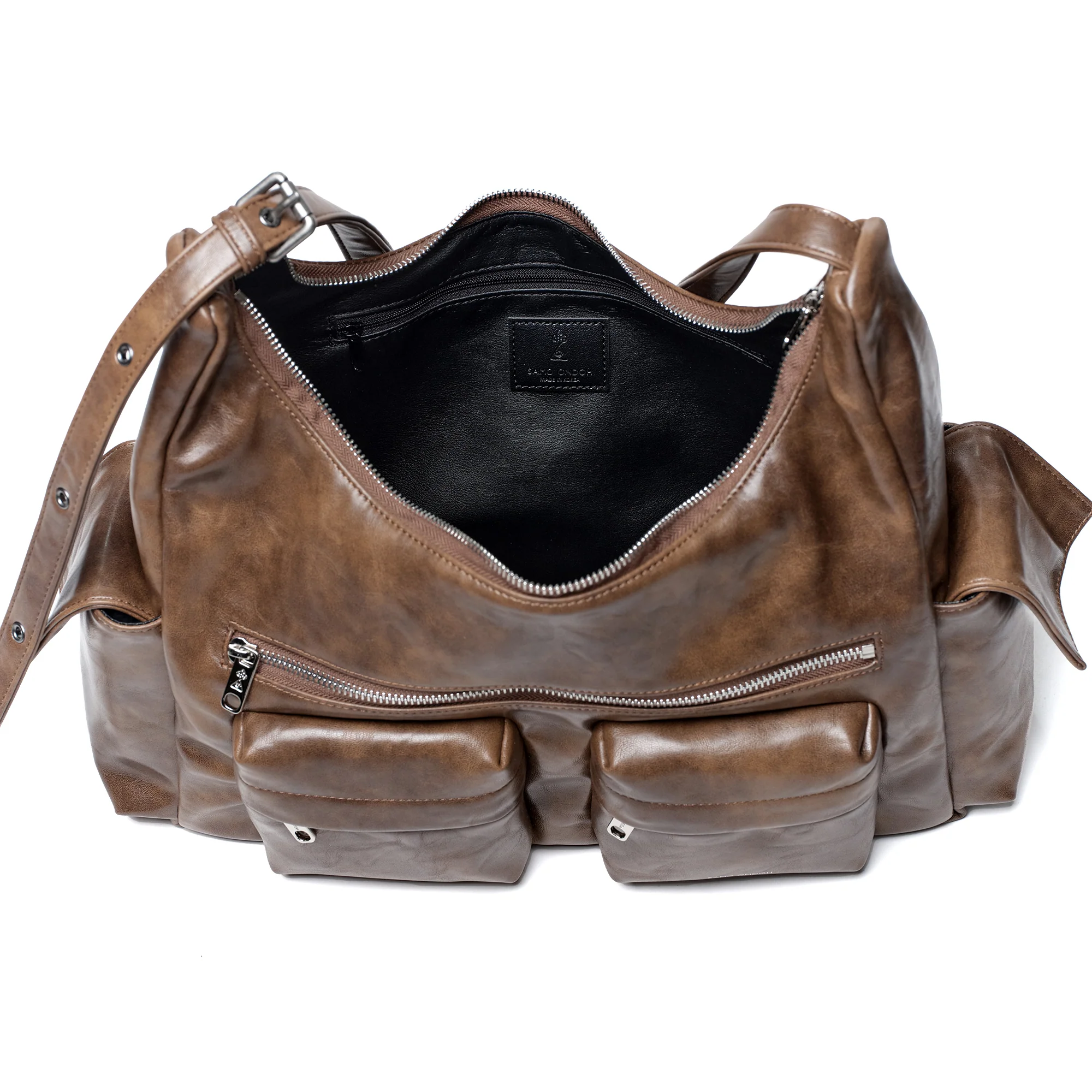 pocket mug bag L baked tan - Image 4