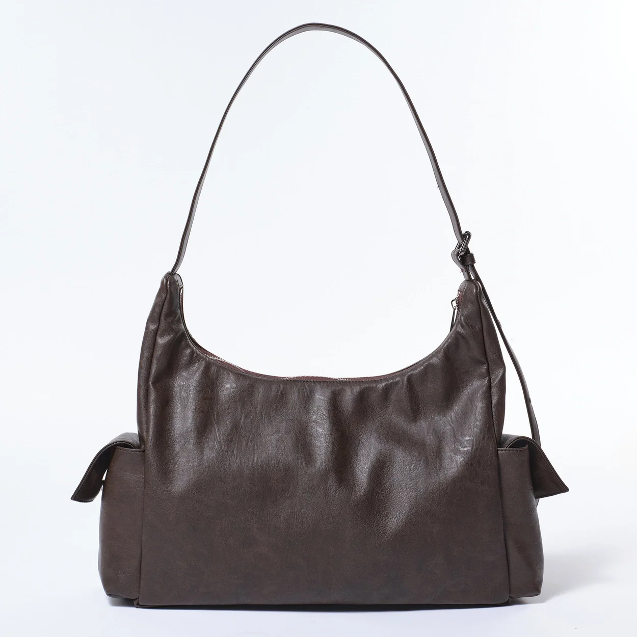 pocket mug bag L brushed chocolate - Image 3