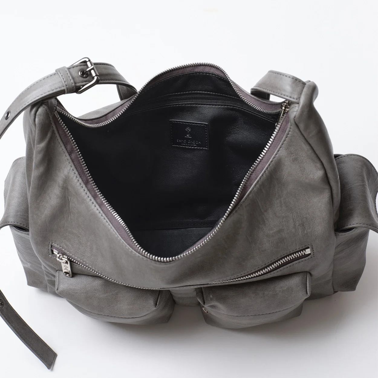 pocket mug bag L brushed gray - Image 4