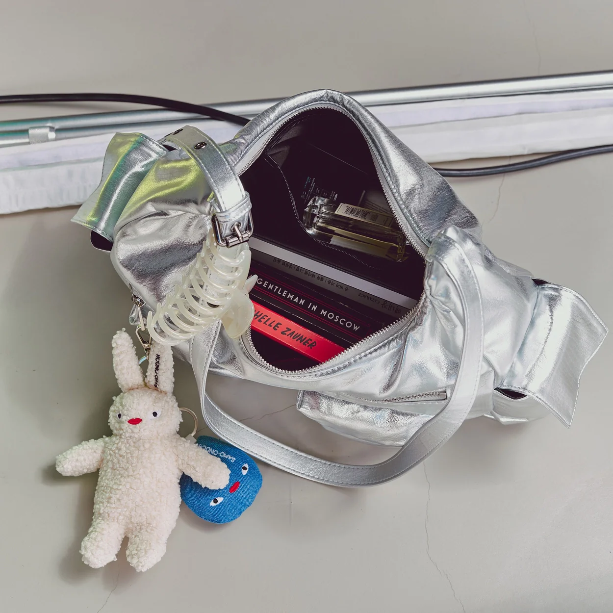 pocket mug bag L nylon black - Image 6