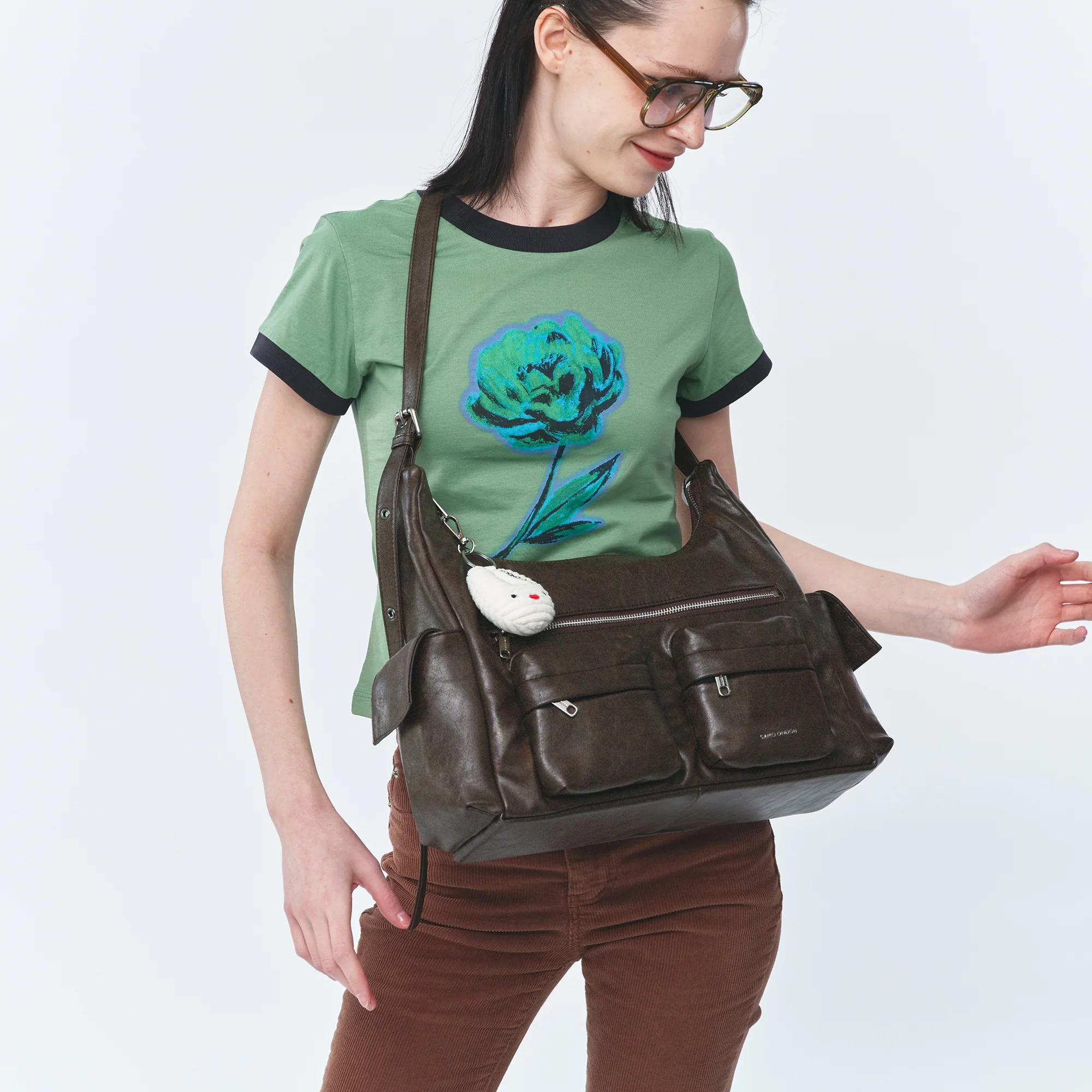 pocket mug bag L veg cocoa - Image 7