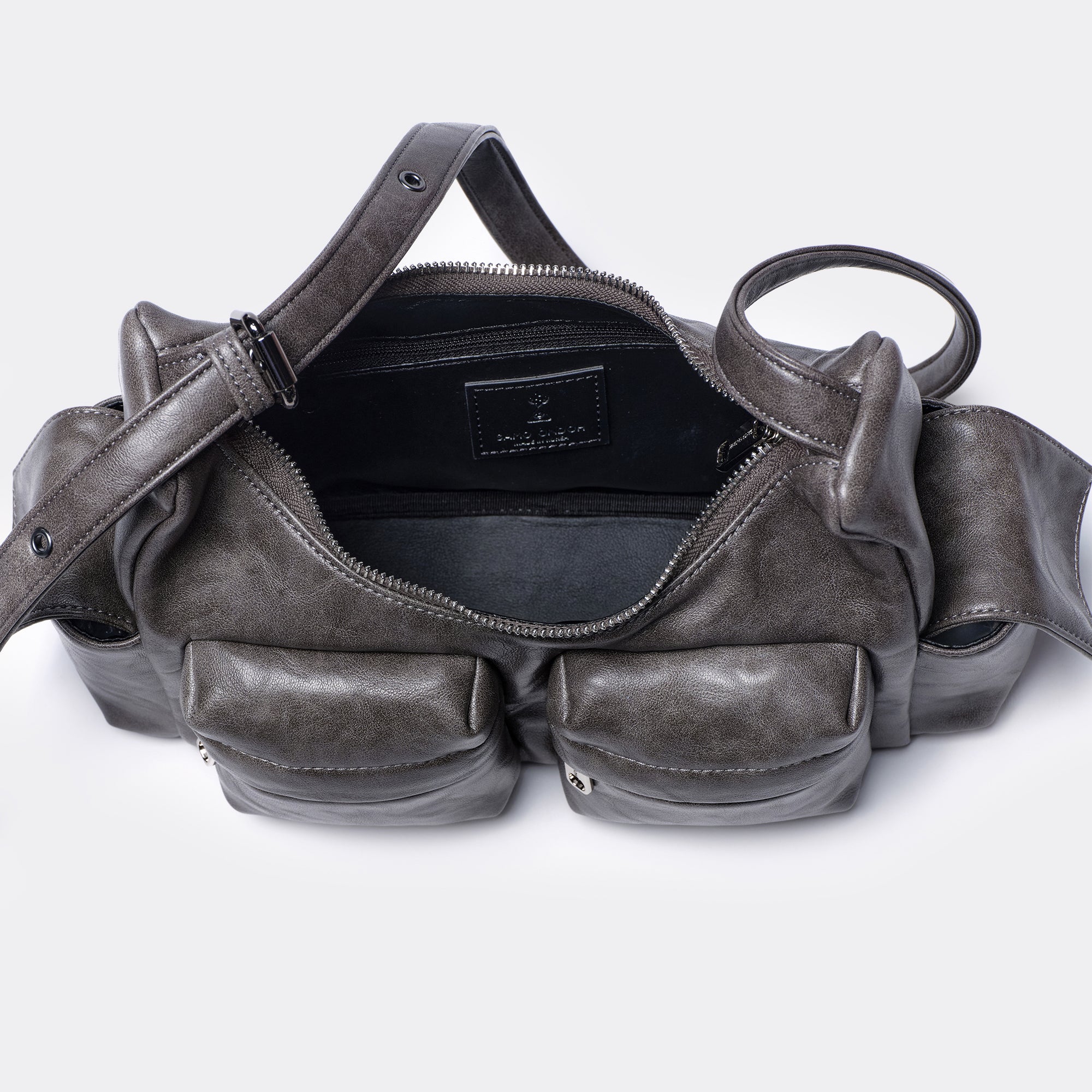 pocket mug bag M baked gray - Image 4