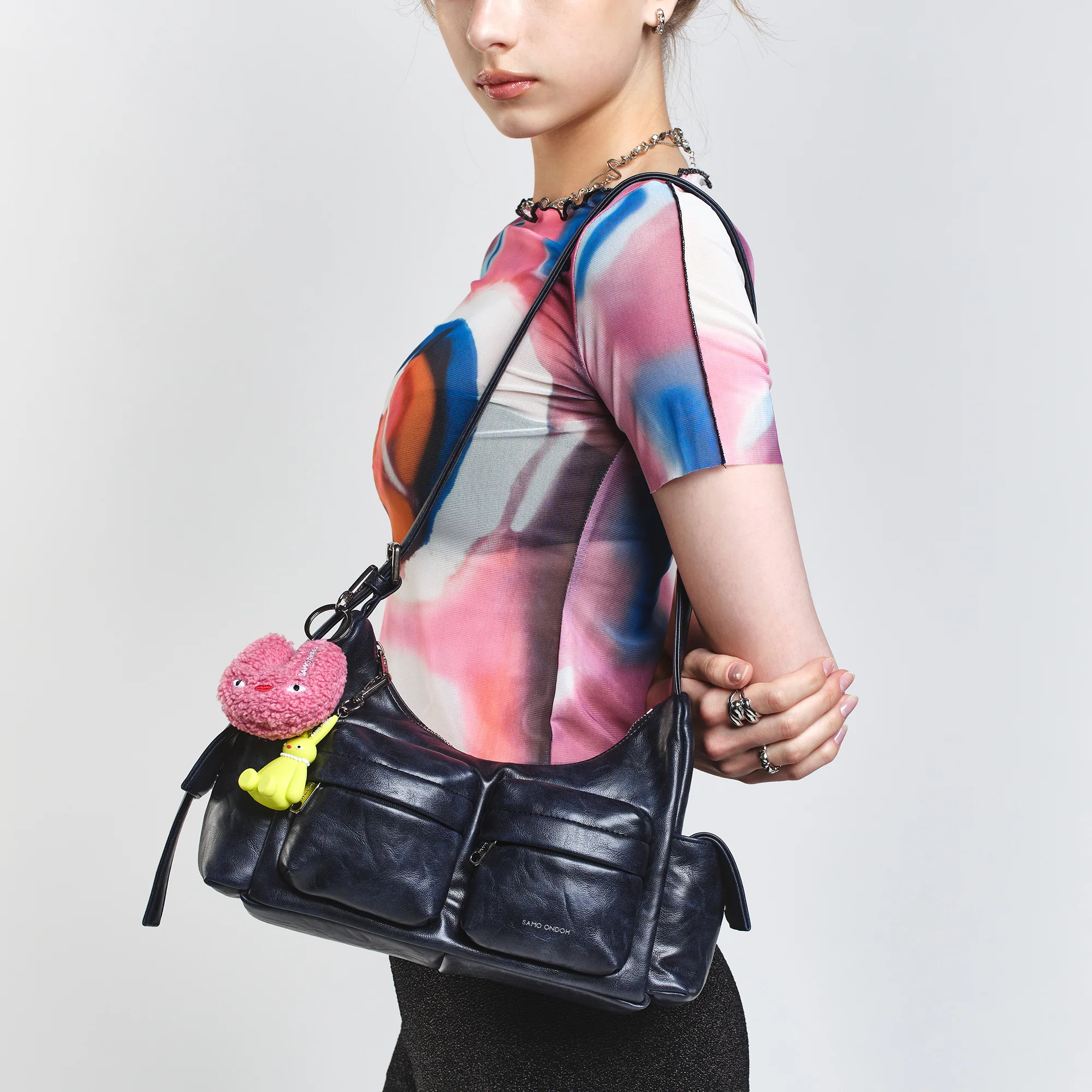 pocket mug bag M baked navy - Image 5