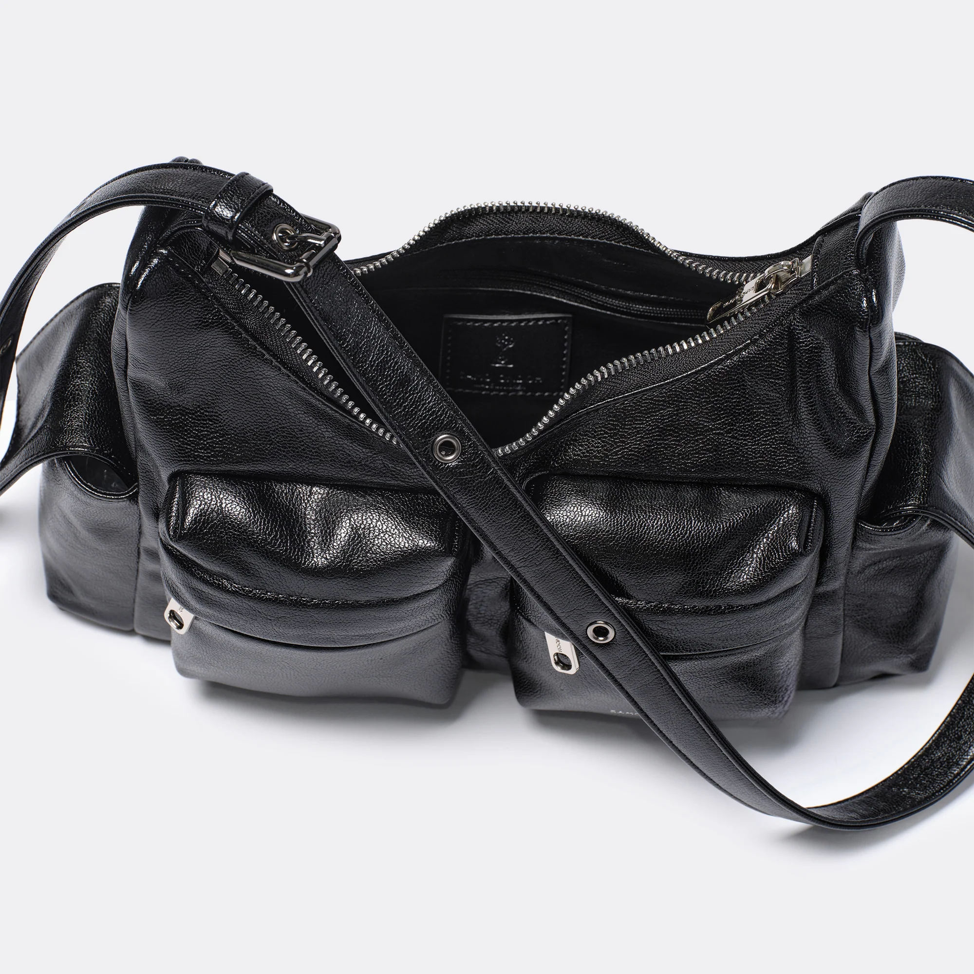 pocket mug bag M goat black - Image 4