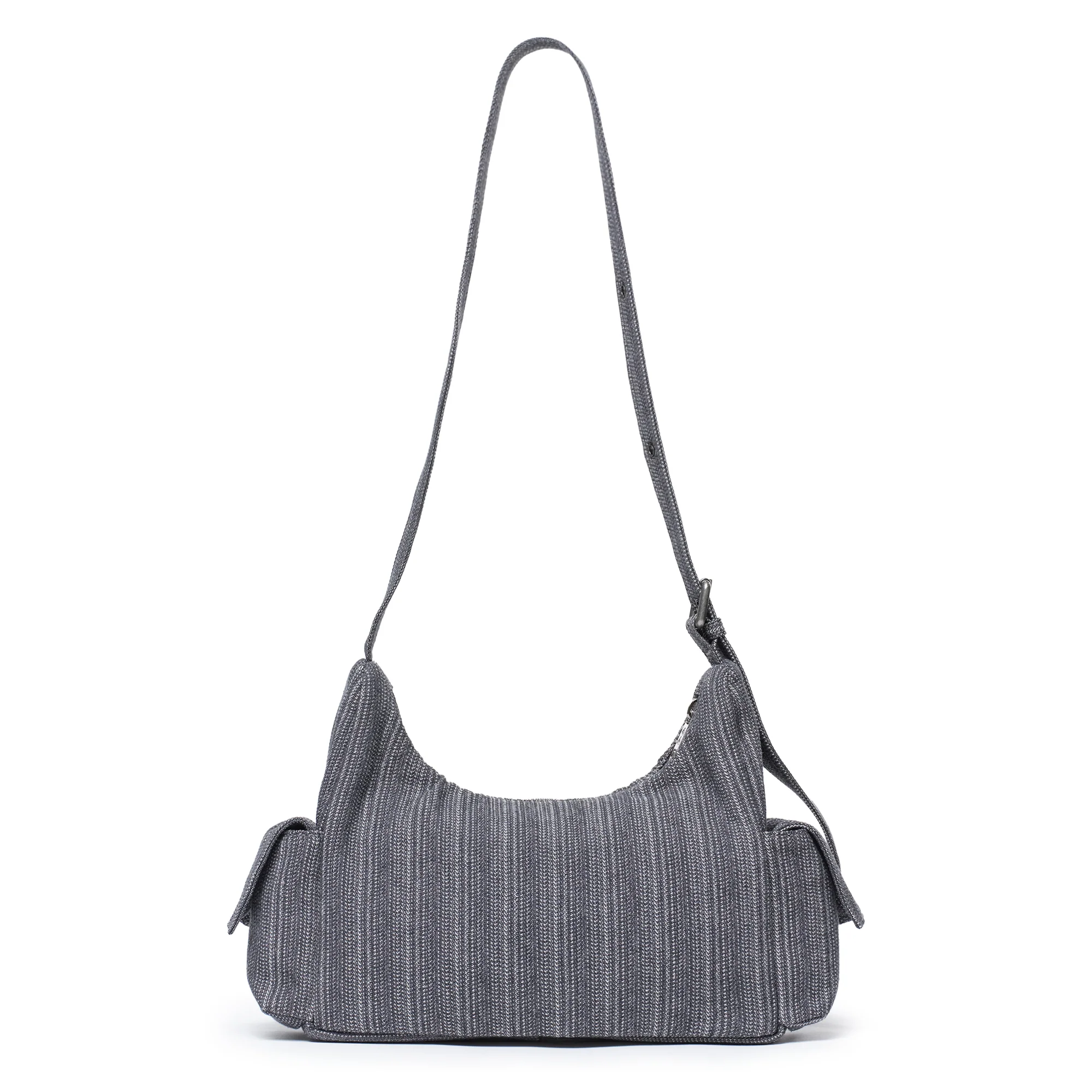 pocket mug bag M stripe gray - Image 3