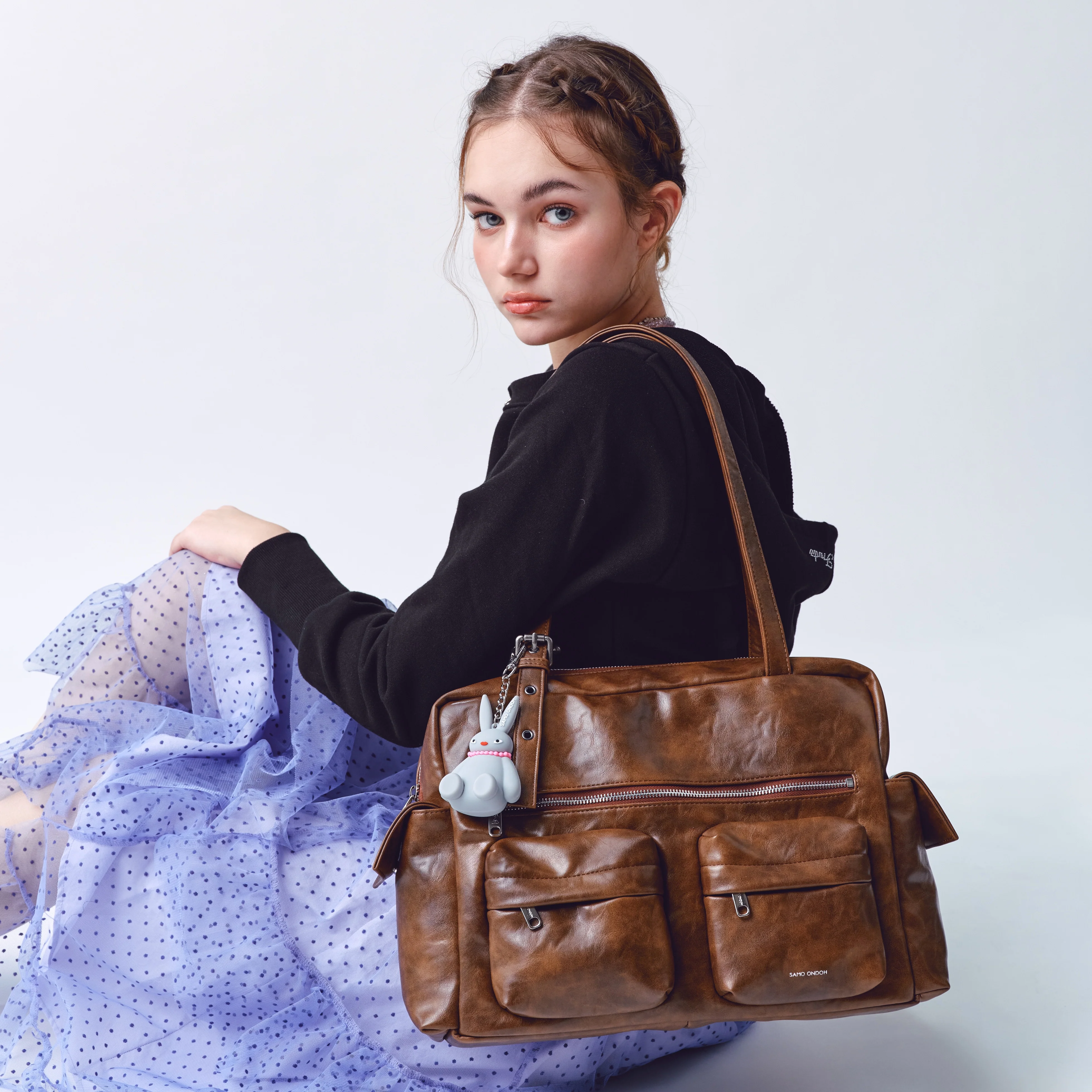 pocket utility bag L baked tan - Image 5