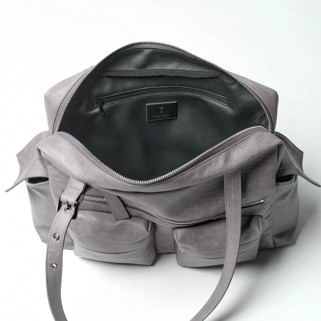 pocket utility bag L brushed gray - Image 4