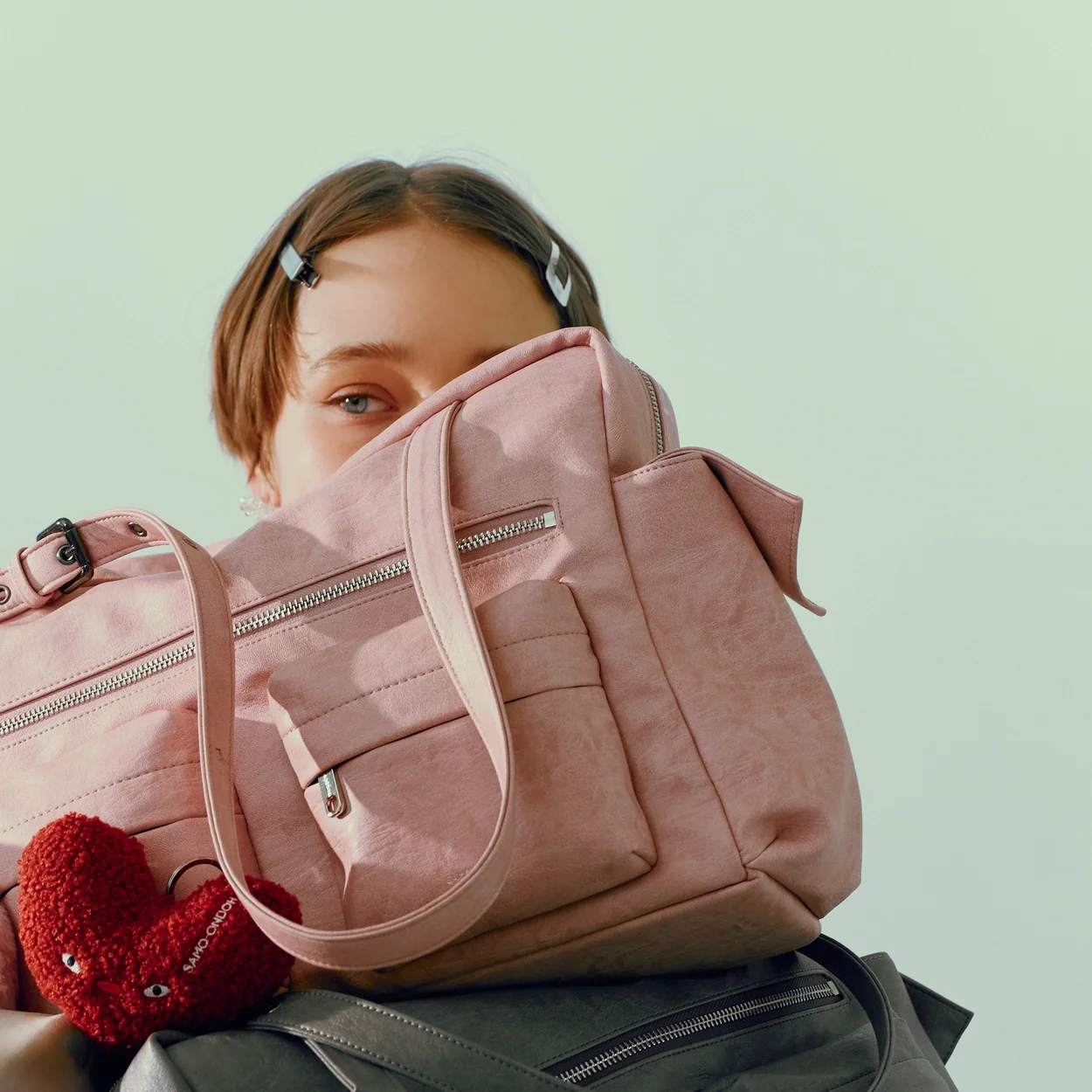 pocket utility bag L brushed pink - Image 6