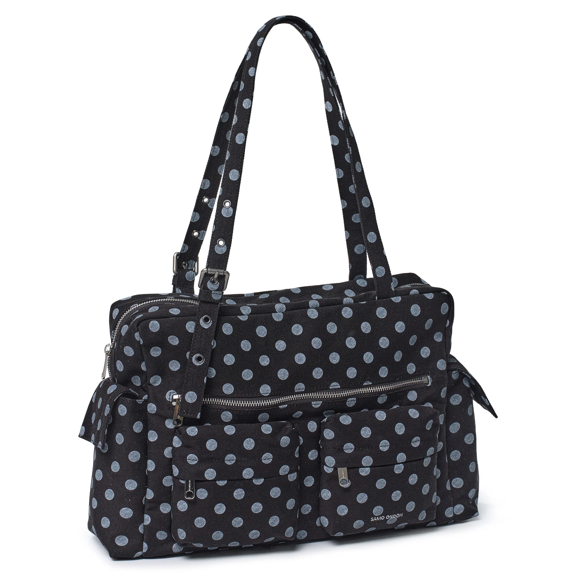 pocket utility bag L dot black - Image 3