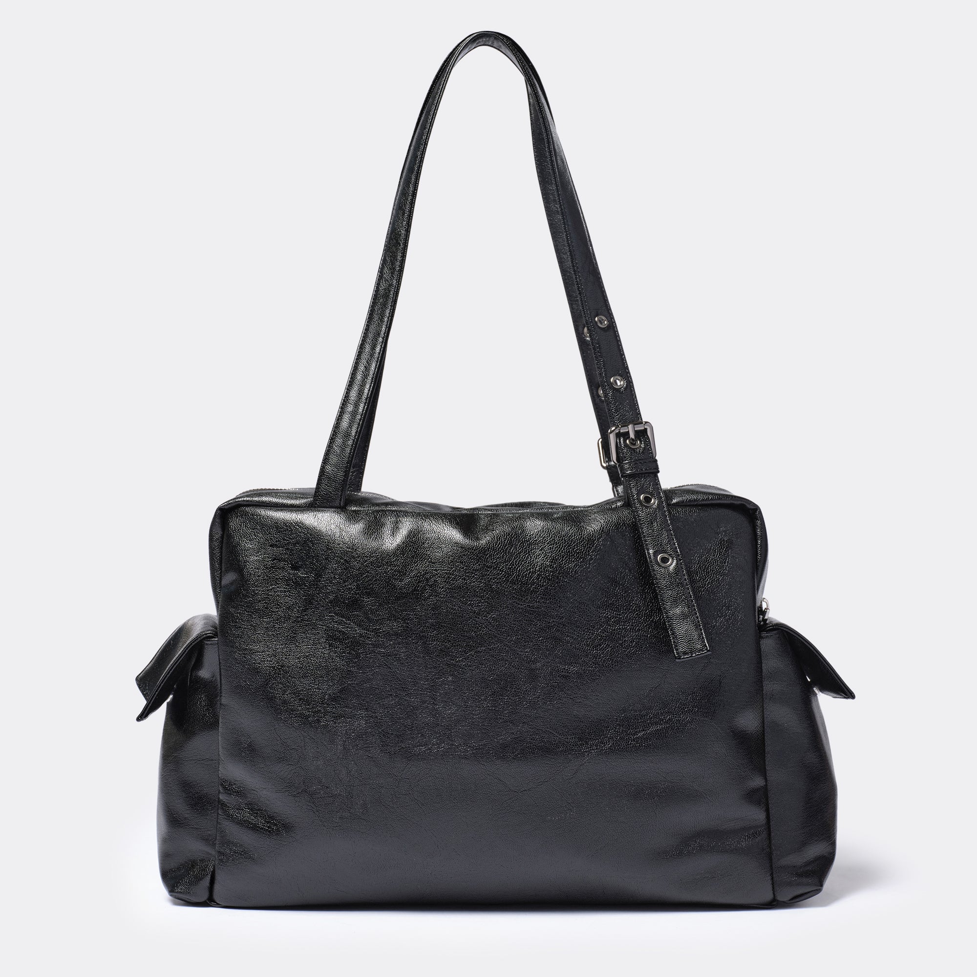 pocket utility bag L goat black - Image 3