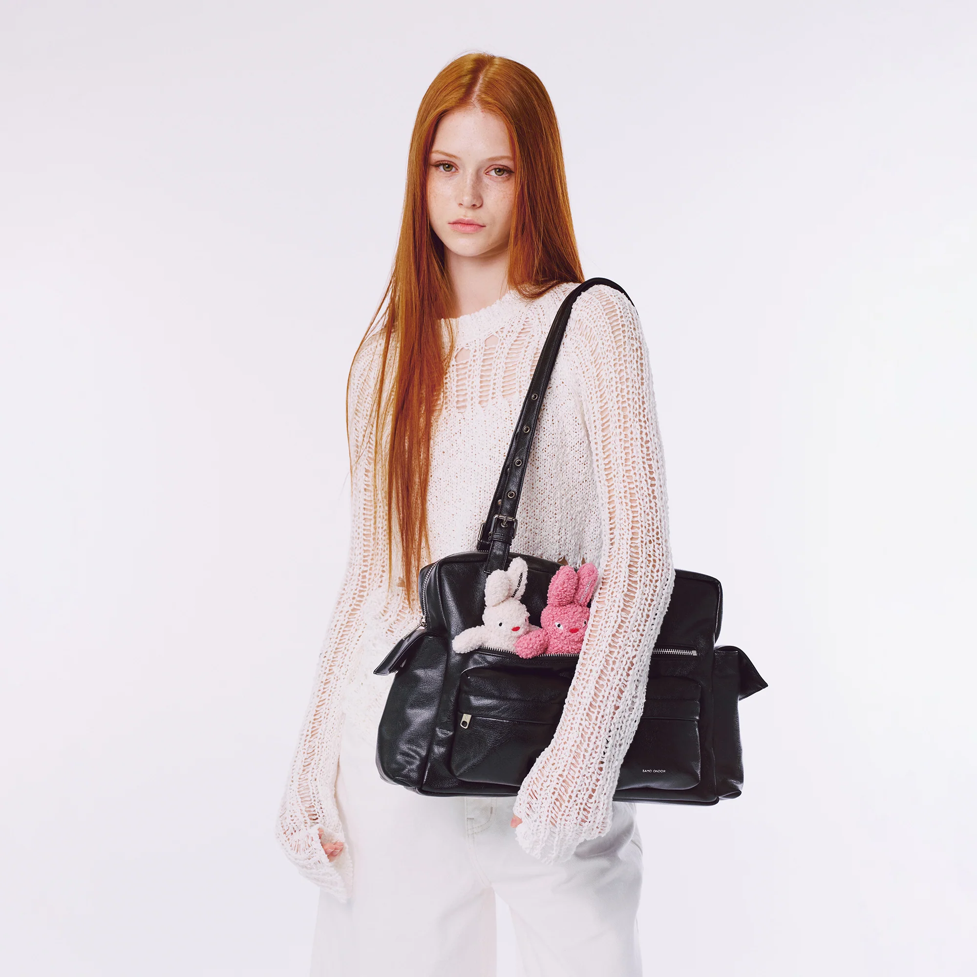 pocket utility bag L goat black - Image 6