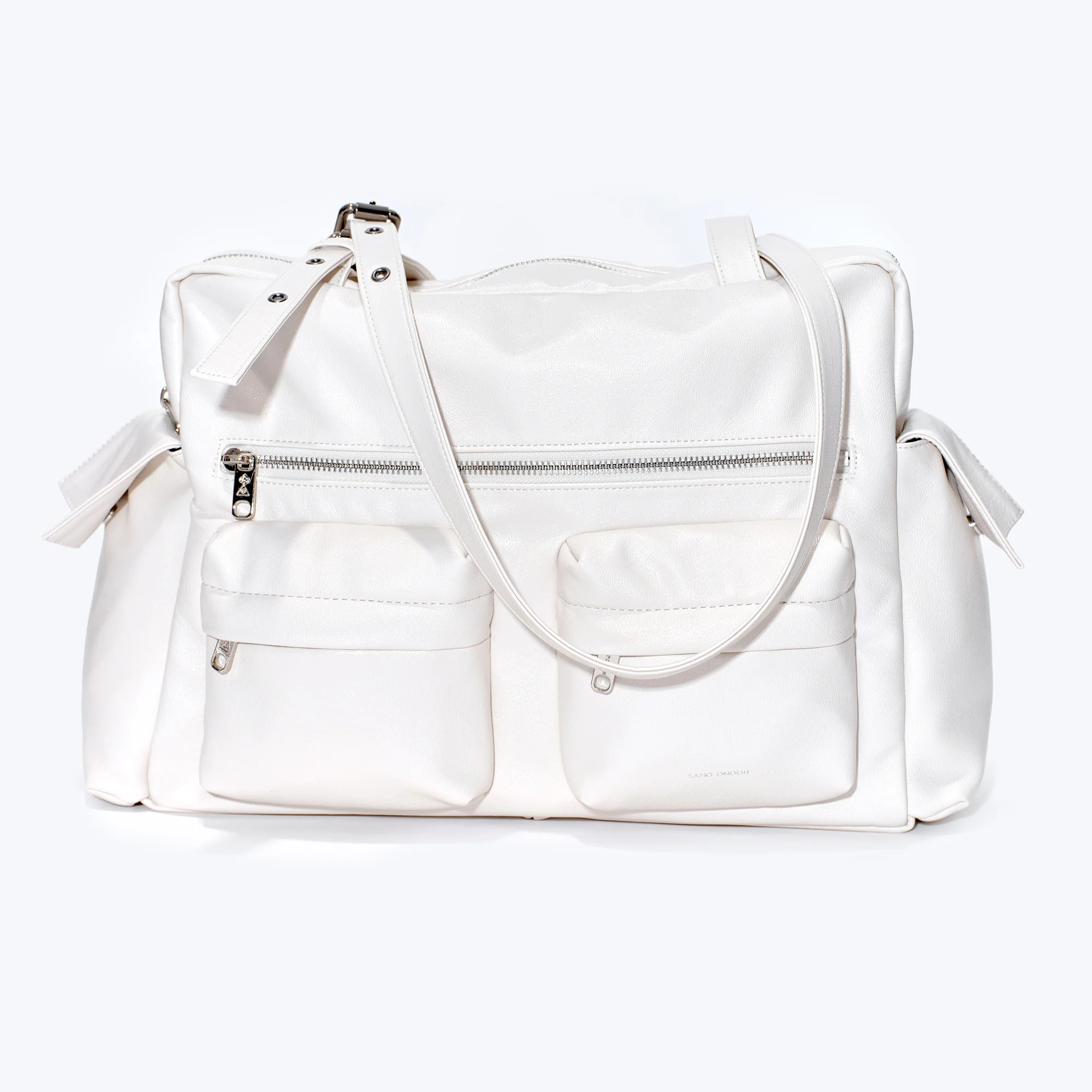 pocket utility bag L goat cream - Image 3
