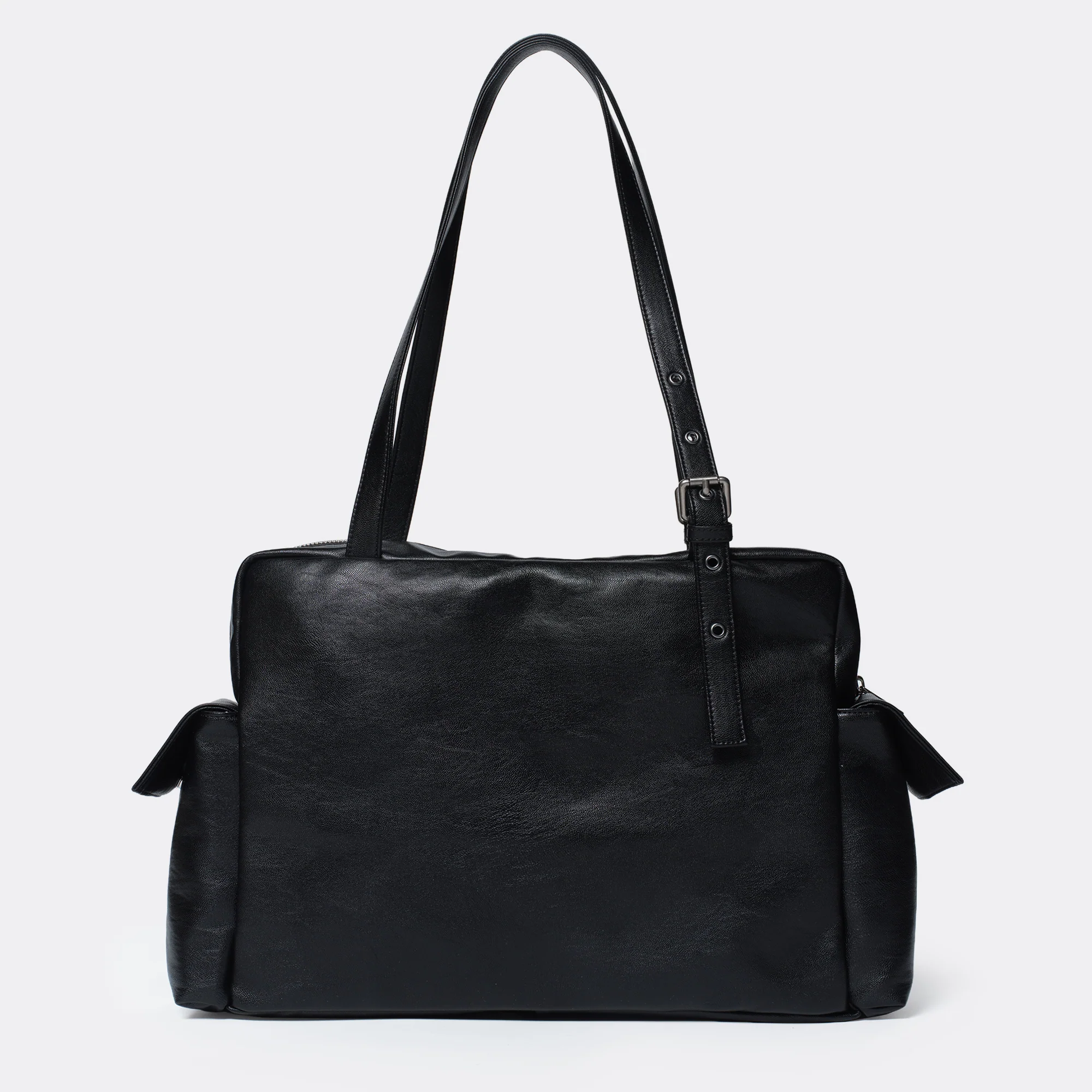 pocket utility bag L nappa black - Image 3