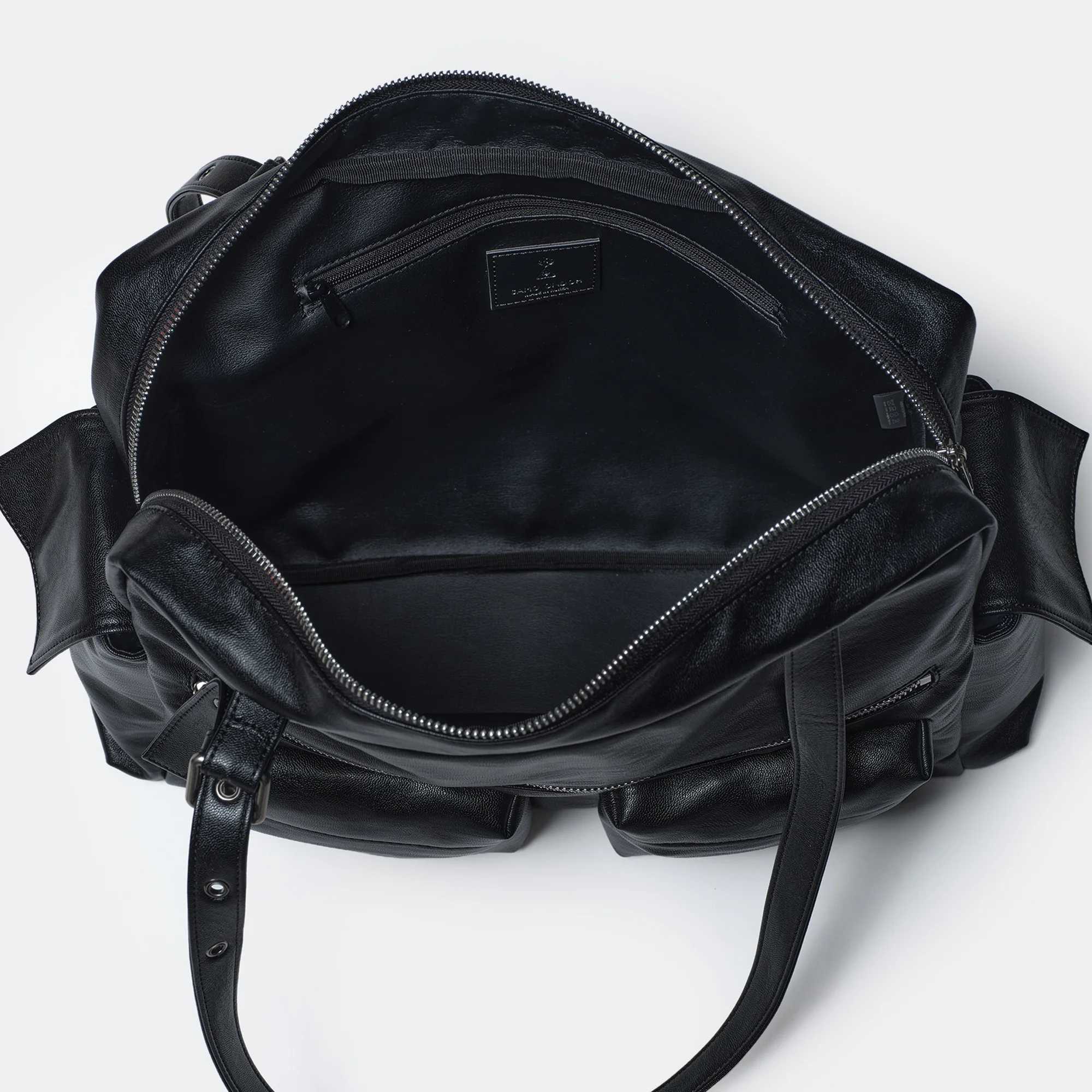 pocket utility bag L nappa black - Image 4
