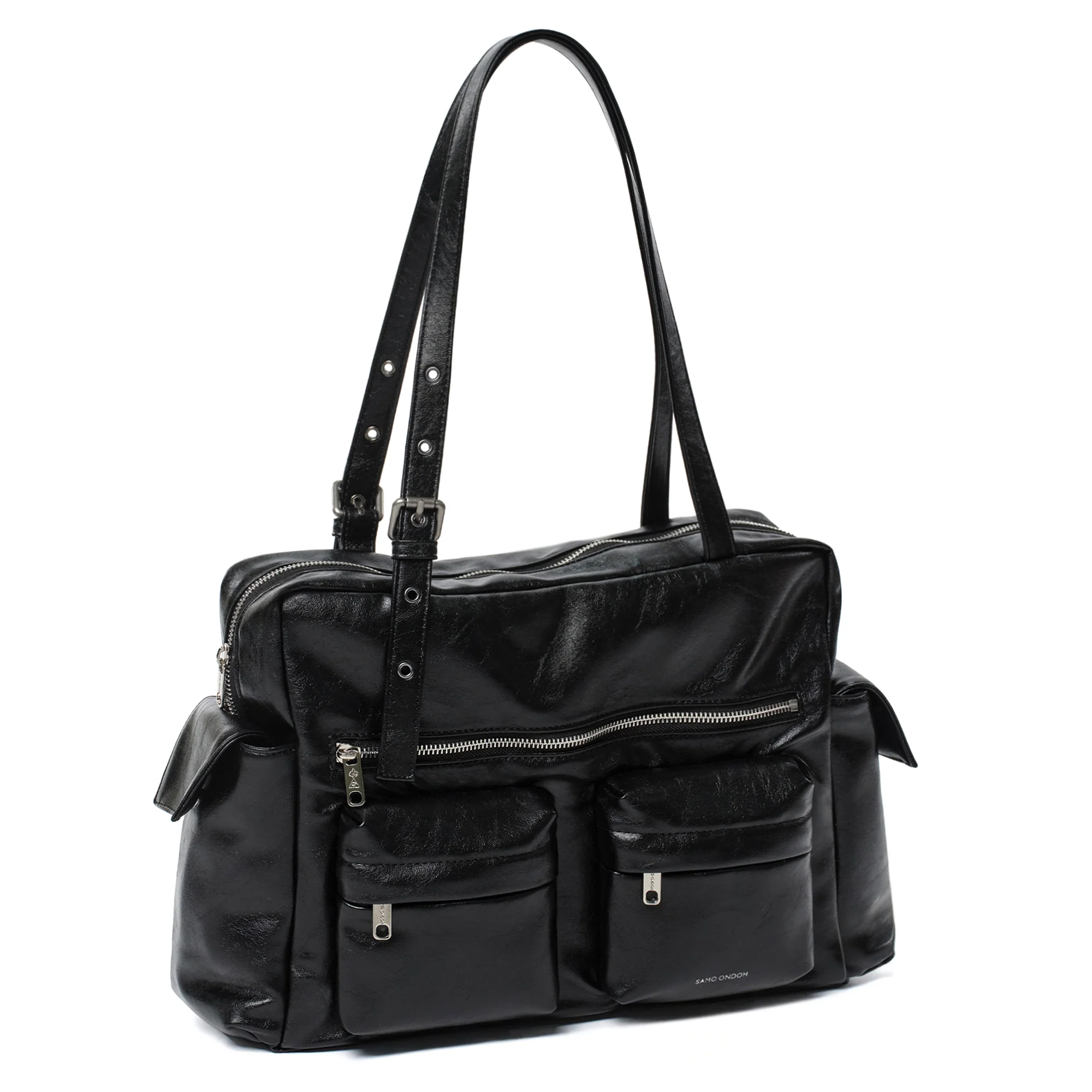 pocket utility bag L veg black - Image 4