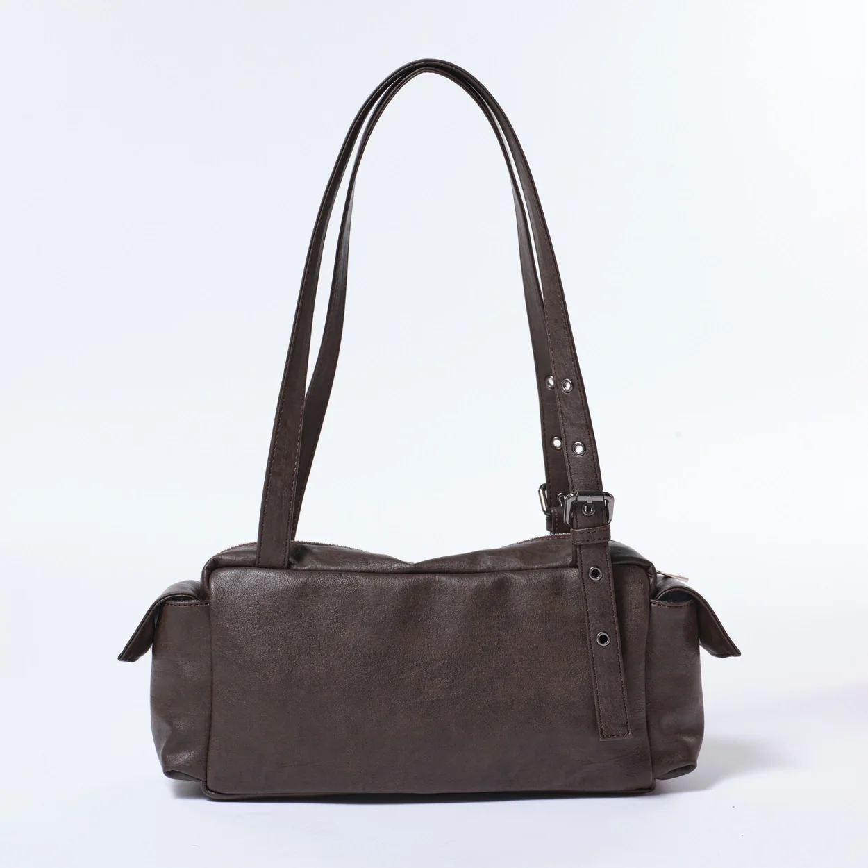 pocket utility bag M brushed chocolate - Image 3