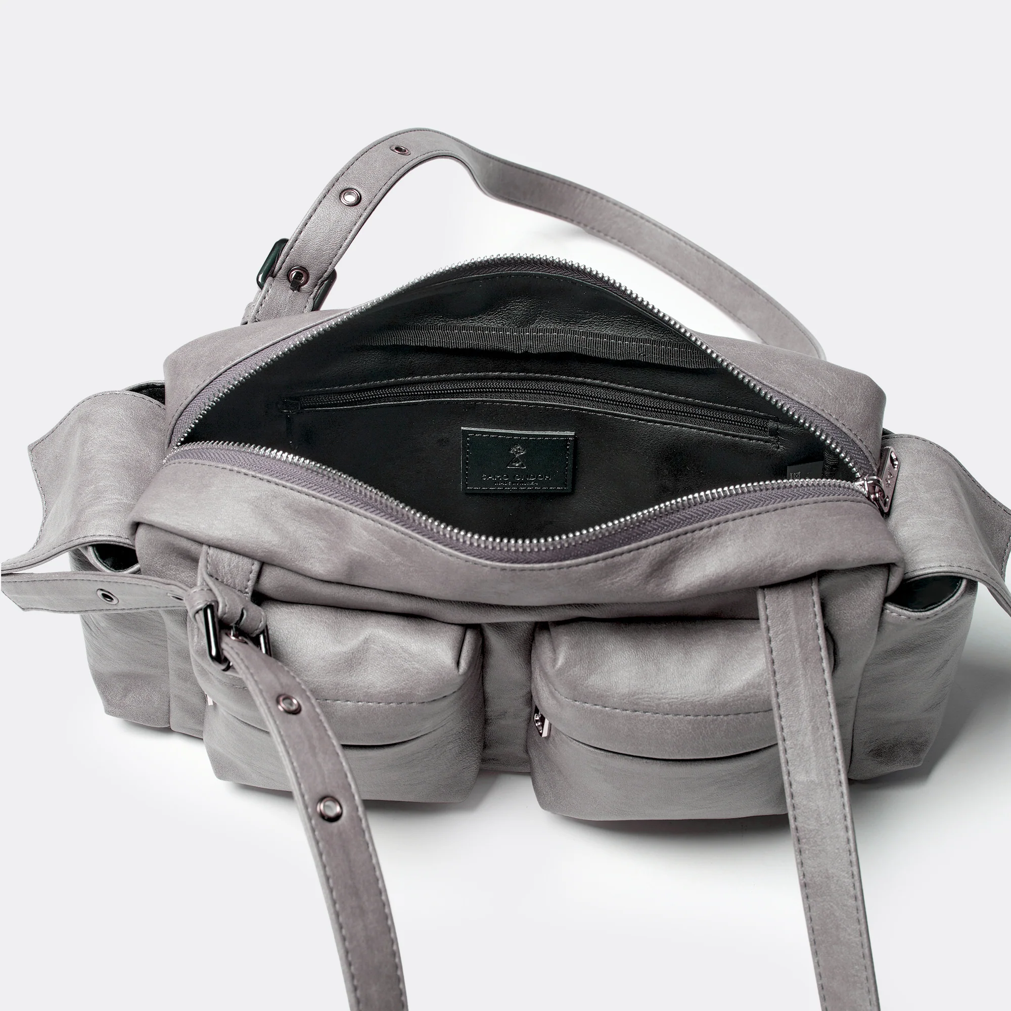 pocket utility bag M brushed gray - Image 4