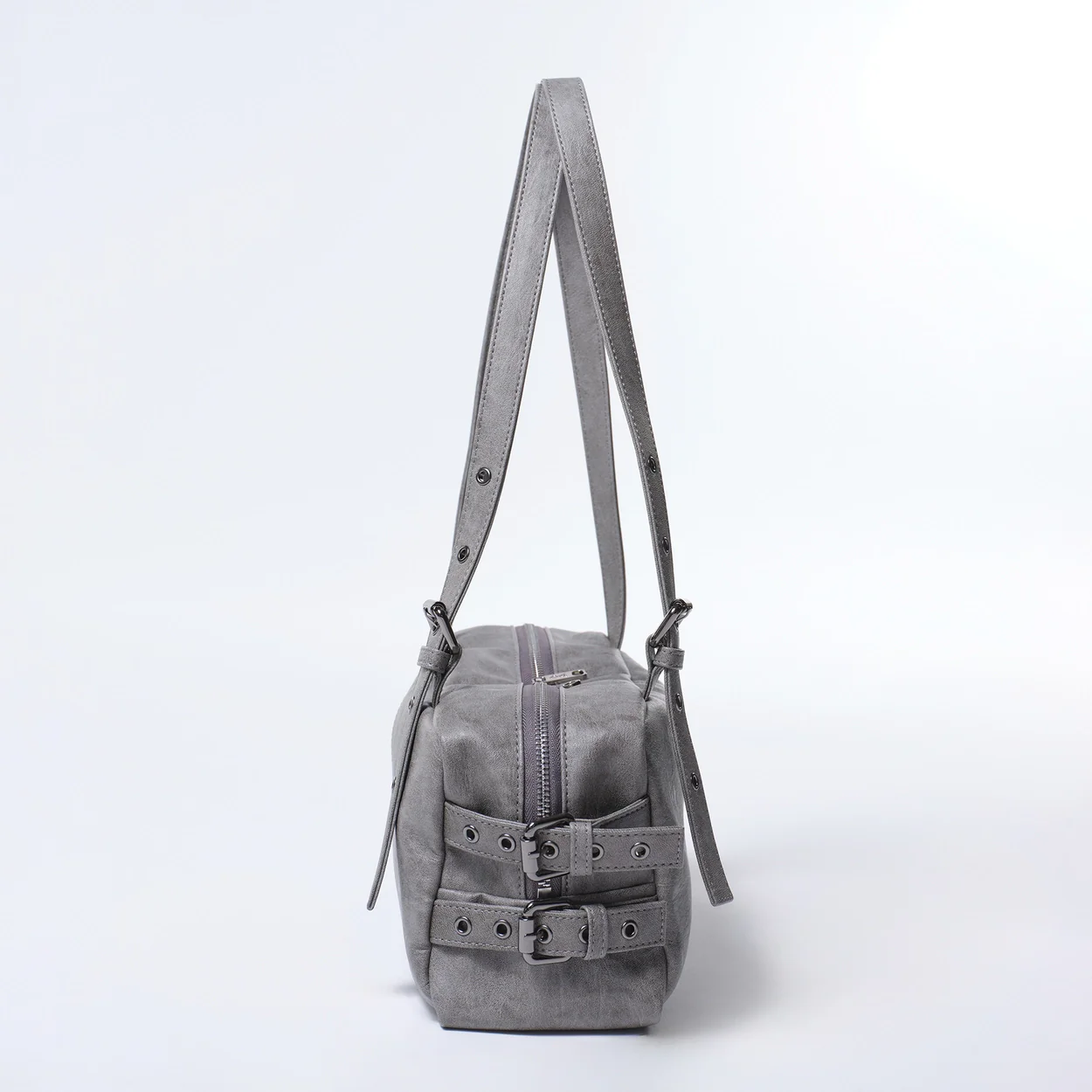 side belt bag M brushed gray - Image 3