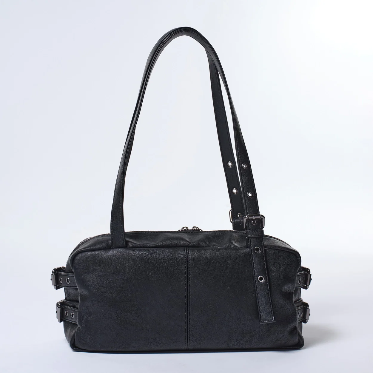 side belt bag M nappa matt black - Image 4