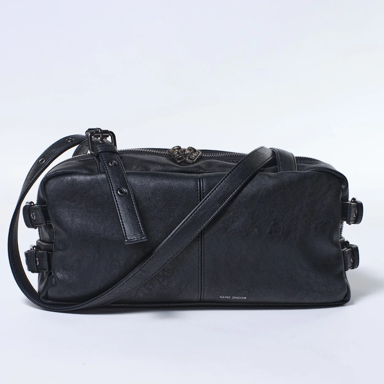 side belt bag M nappa matt black - Image 5