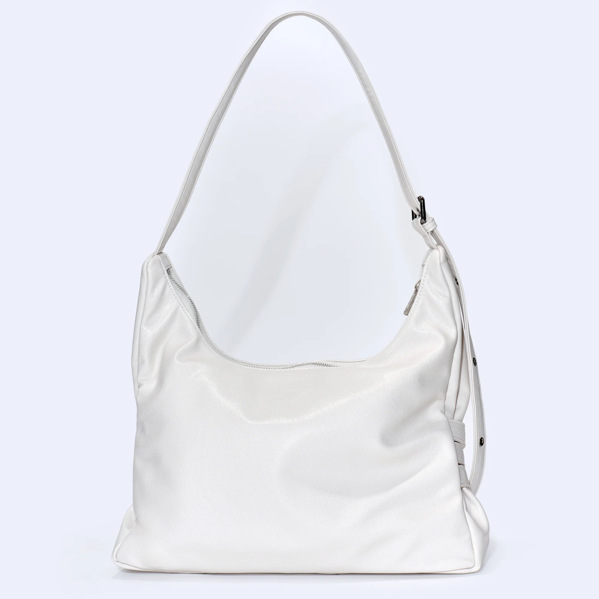 trio belt mug bag L goat cream - Image 3